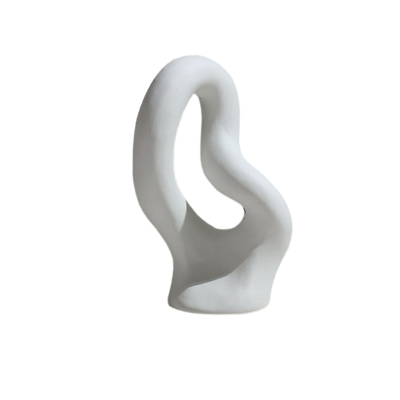 Enhance Your Space with the Sculpture Vase Plain Rough Ceramic Hydroponics